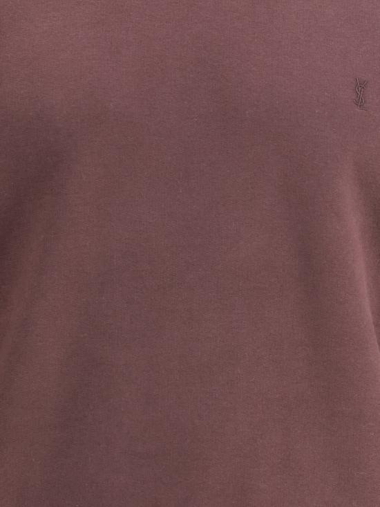 25FW 생로랑 CASSANDRE, 캐산드르 크루넥 스웨트셔츠 820127Y36SW 5053 Red - SAINT LAURENT