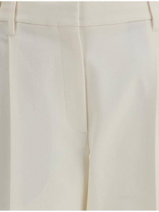 25FW 브루넬로 쿠치넬리 스트레이트 팬츠 MP126P8308 C1542 WHITE - BRUNELLO CUCINELLI