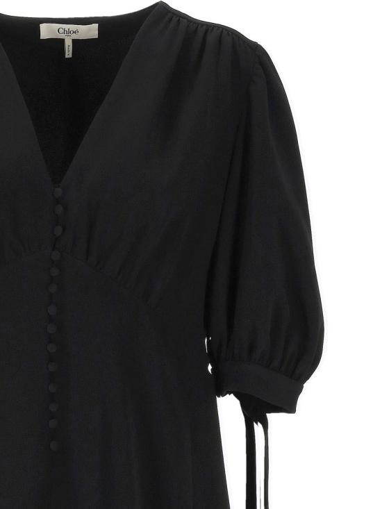 25SS 끌로에 숏 원피스 25SRO49263001 Black - CHLOE