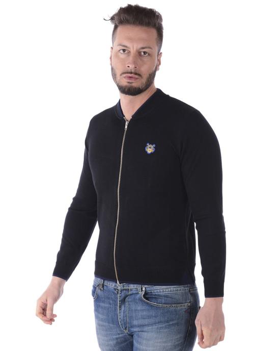  겐조 집업 니트 3AB5CA102NERO 99 Black - KENZO