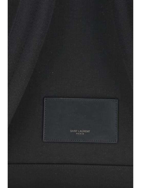 25FW 생로랑 CITY 시티 클래식 로고 백팩 534967FAEY2 1000 Black - SAINT LAURENT