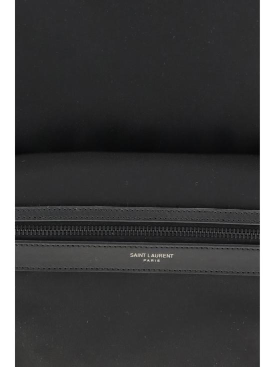 25FW 생로랑 CITY 시티 클래식 로고 백팩 534967FAEY2 1000 Black - SAINT LAURENT
