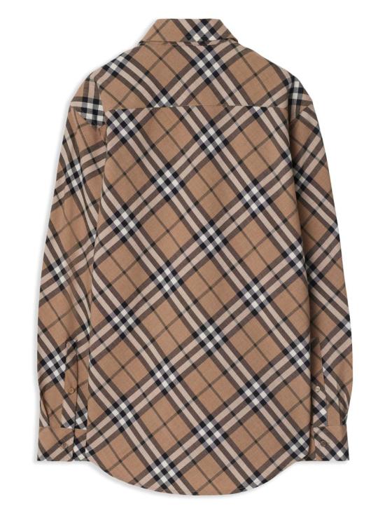 25SS 버버리 체크 울 블렌드 셔츠 8093314X LINDEN - BURBERRY