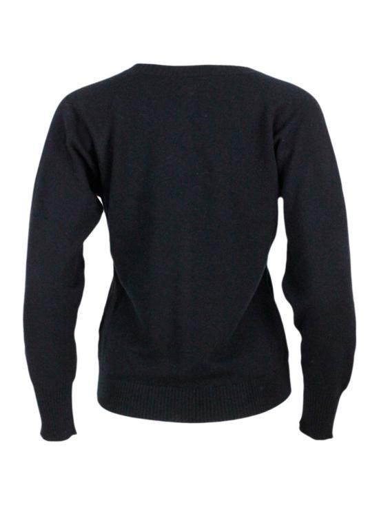 25FW 파비아나 필리피 버튼업 카디건  MAD223F375H740825 Black - FABIANA FILIPPI