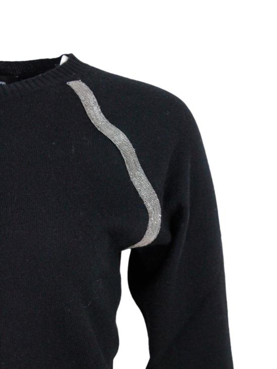 25FW 파비아나 필리피 버튼업 카디건  MAD223F375H740825 Black - FABIANA FILIPPI