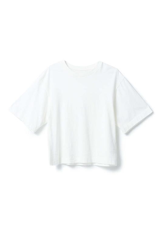  시티즌 오브 휴머니티 반팔 티셔츠 Citizens Of Humanity 골디 티 소프트 화이트 - CITIZEN OF HUMANITY