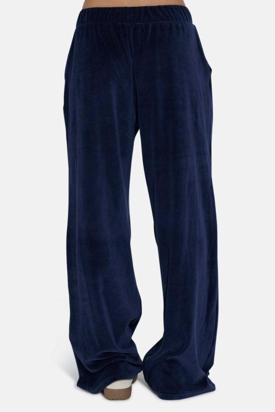  더 타일 클럽 스트레이트 팬츠 타일 클럽 마리 벨루어 팬츠 - THE TILE CLUB