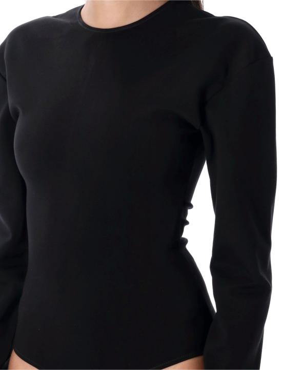 25FW MM6 메종마르지엘라 긴팔 티셔츠 S62NA0083M20151 Black - MM6 MAISON MARGIELA