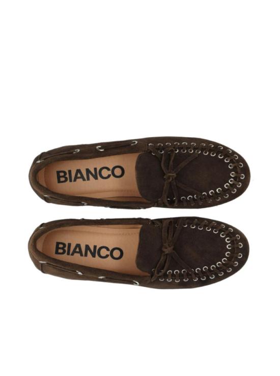  BIANCO 로퍼 비앙코 비아말렌 스웨이드 모카신