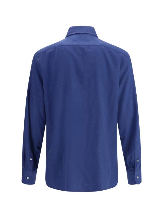 25FW 브루넬로 쿠치넬리 긴팔 셔츠 MY6370627 C018 BLUE - BRUNELLO CUCINELLI