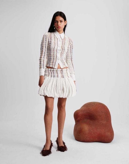  Constança Entrudo 숏 스커트 루치드 미니 스커트 - OTHER BRANDS