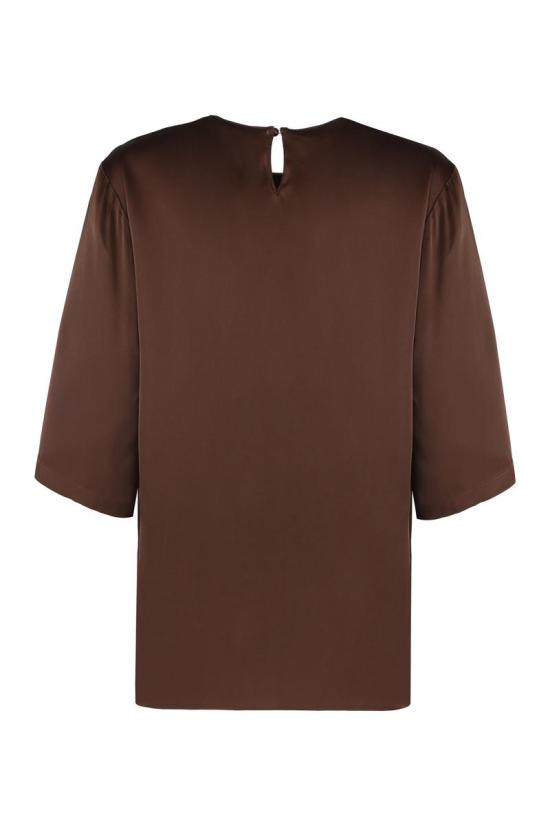 25FW 파비아나 필리피 반팔 티셔츠 TPD215F292L573 1269 BROWN - FABIANA FILIPPI