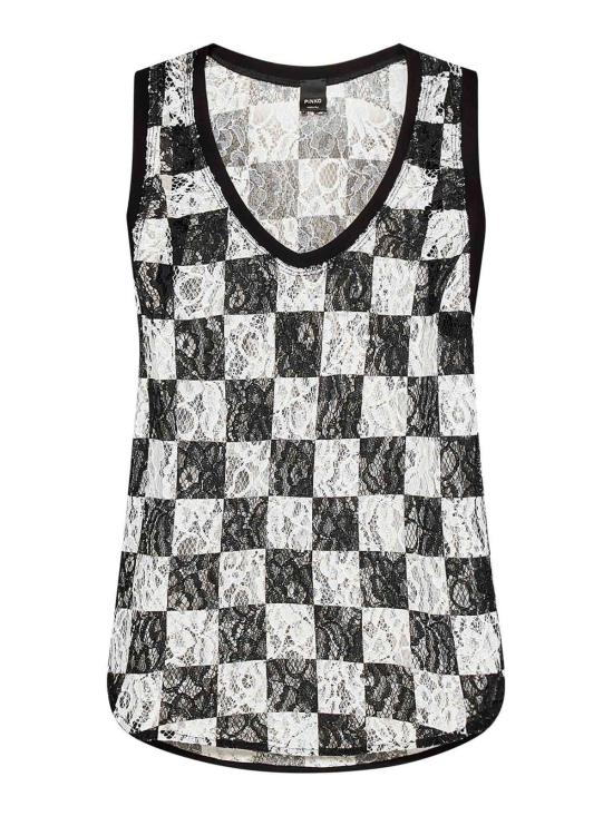  핑코 민소매 티셔츠 105293A2MFZZ1 Black