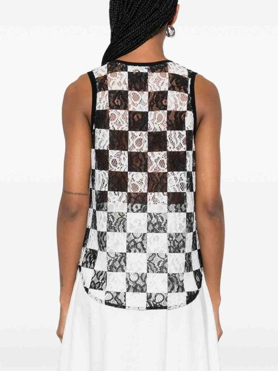  핑코 민소매 티셔츠 105293A2MFZZ1 Black - PINKO