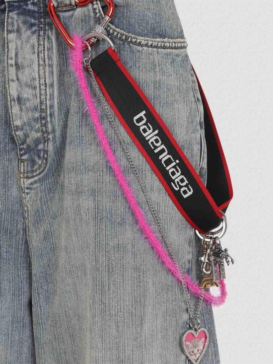  발렌시아가 스트레이트 팬츠 831693TNW655760 Blue - BALENCIAGA