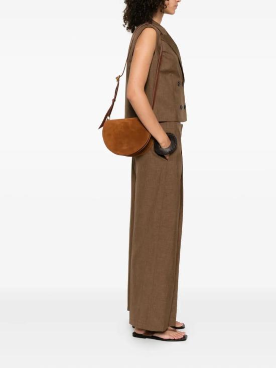 25FW 반들러 크로스백 KATE SADDLE TAN SUEDE - WANDLER