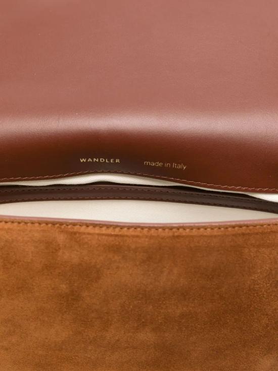 25FW 반들러 크로스백 KATE SADDLE TAN SUEDE - WANDLER
