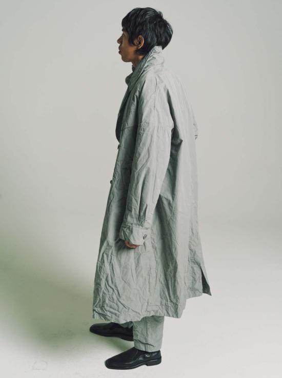  케이시 케이시 자켓 그레이 주름 카드 코튼 더블 브레스티드 아미 - CASEY CASEY