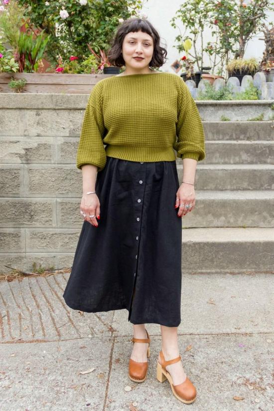  Curator SF 미디 스커트 큐레이터 Sf 보니 스커트 - OTHER BRANDS