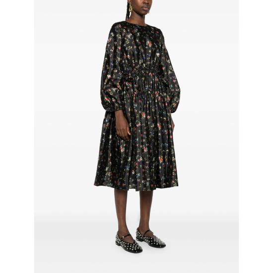 25FW 스티네 고야 미디 원피스 SGD158 2067 MAGAR BLACK PINK - STINE GOYA