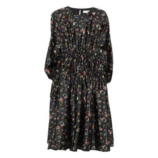 25FW 스티네 고야 미디 원피스 SGD158 2067 MAGAR BLACK PINK