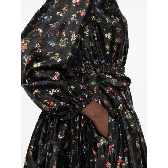 25FW 스티네 고야 미디 원피스 SGD158 2067 MAGAR BLACK PINK - STINE GOYA