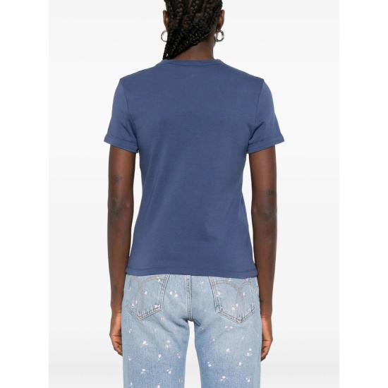 25FW 메종 라비쉬 반팔 티셔츠 YWMONTHERWINEC NAVY BLUE - MAISON LABICHE