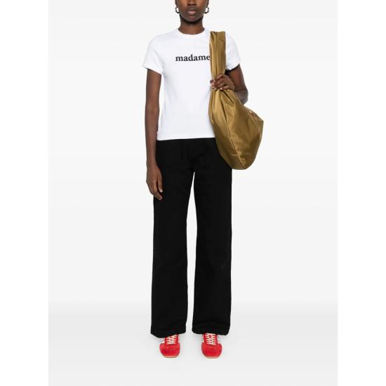 25FW 메종 라비쉬 반팔 티셔츠 YWMONTHERMADAM WHITE - MAISON LABICHE