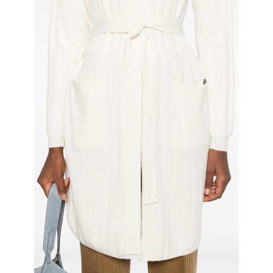 25FW 막스마라 가디건 GIUSTO 116 003 WHITE - MAX MARA