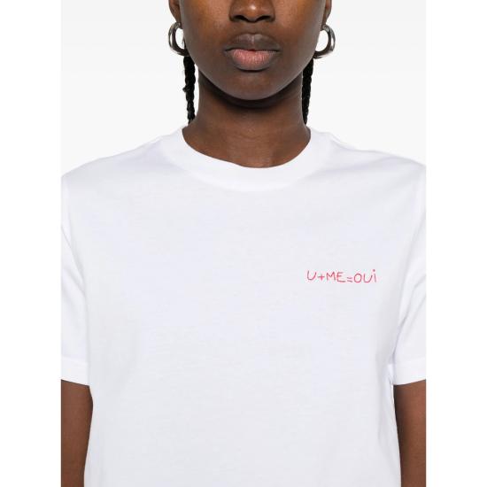 25FW 메종 라비쉬 반팔 티셔츠 YWPOPINUMEOUI WHITE - MAISON LABICHE
