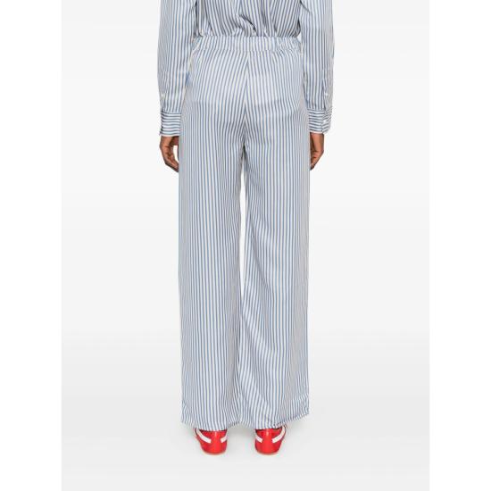 25FW 메종 라비쉬 스트레이트 팬츠 YWOUDINSTRIPES SCRBL BLUE NEUTRALS - MAISON LABICHE