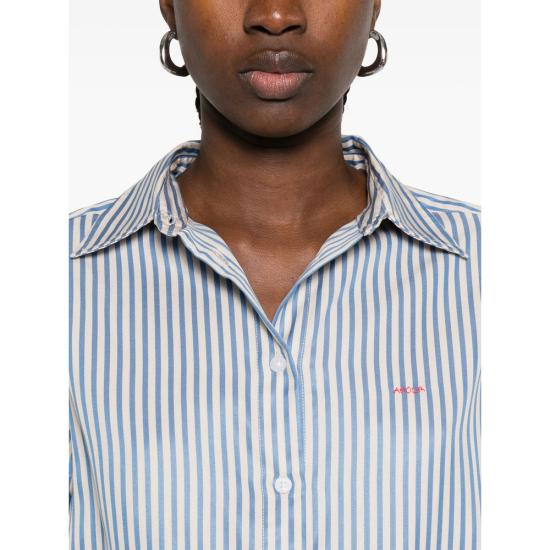 25FW 메종 라비쉬 셔츠 YWDEWETAMOUR SCRBL BLUE NEUTRALS - MAISON LABICHE