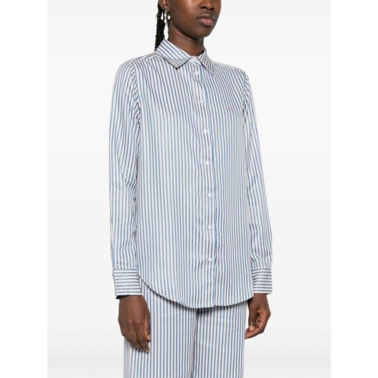 25FW 메종 라비쉬 셔츠 YWDEWETAMOUR SCRBL BLUE NEUTRALS - MAISON LABICHE