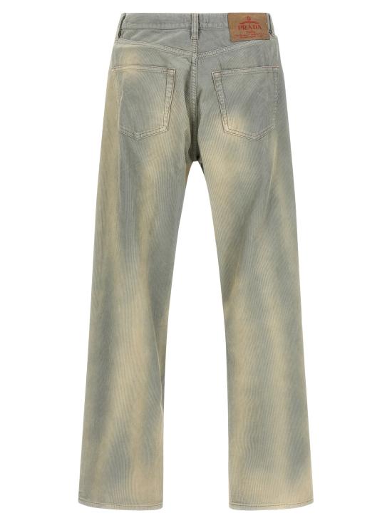 25FW 프라다 스트레이트 팬츠 GEP358S231166EF0V3N Light Blue - PRADA