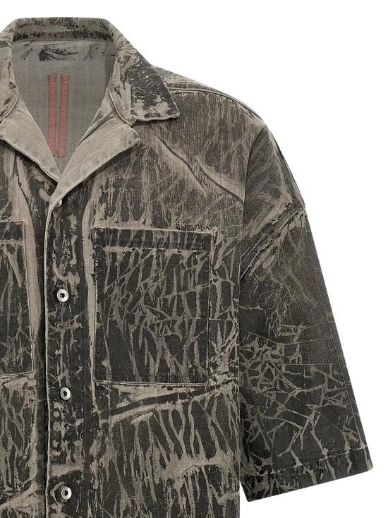 25FW 다크쉐도우 반팔 셔츠 DU02E7294SDWF59 Gray - DRKSHDW