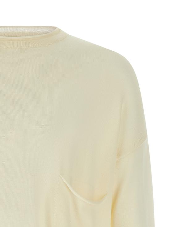 25FW 마리아 스웨터 YRK064D1 White - MA RY YA