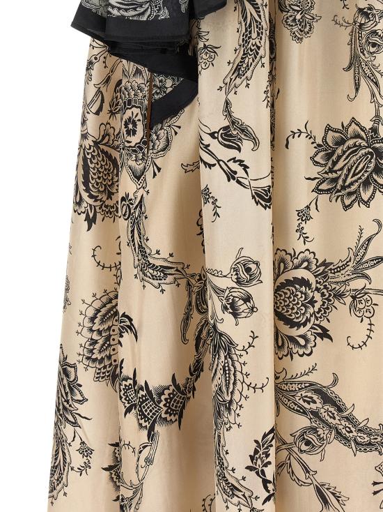 25FW 짐머만 롱 원피스 3211DSS251CRMBLKFLO White Black - ZIMMERMANN