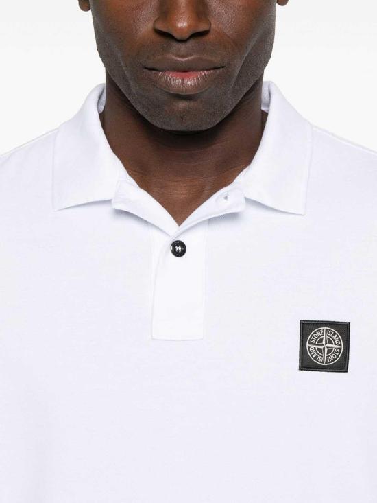  스톤 아일랜드 반팔 티셔츠 K1S1522002SCS0017V1001 White - STONE ISLAND