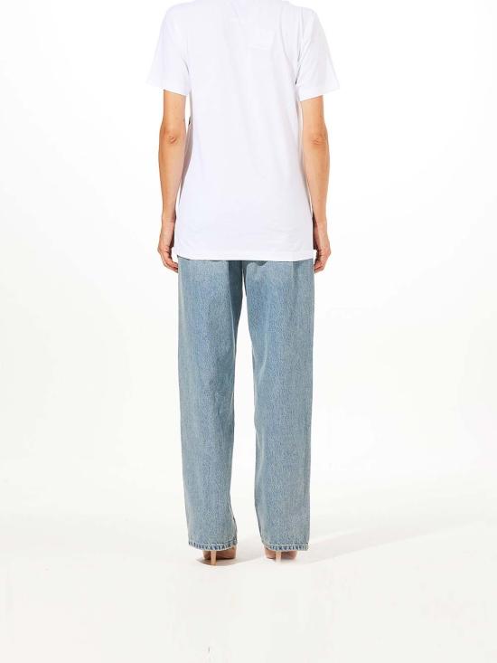 27SS 모스키노 반팔 티셔츠 70254411001 White - MOSCHINO