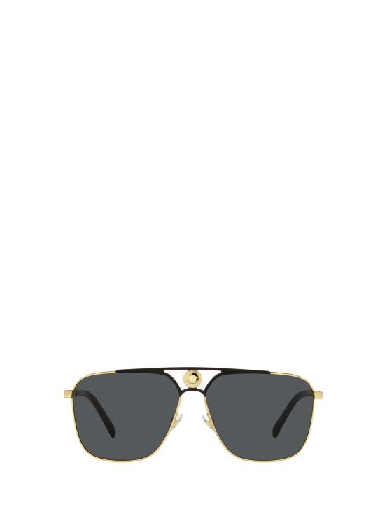 26FW 베르사체 선글라스 VE2238 143687 GOLD MATTE BLACK