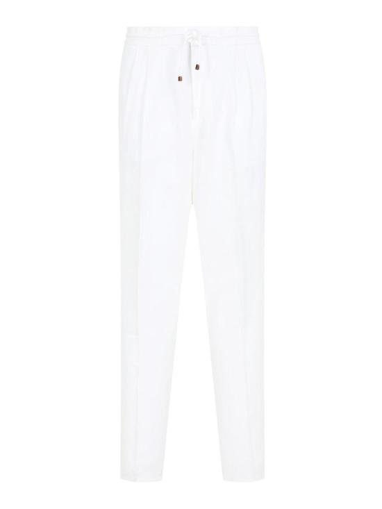 26SS 브루넬로 쿠치넬리 스트레이트 팬츠 MH255E1710C1900 White