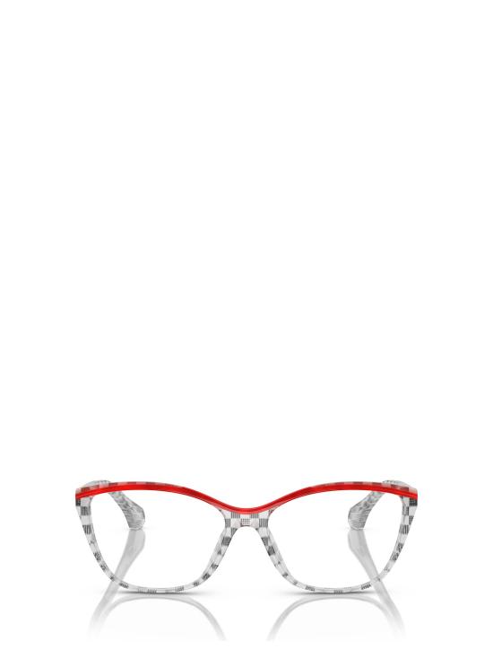 26FW 알랭미끌리 안경 A03502 005 NEW DAMIER BLACK WHITE ROUGE