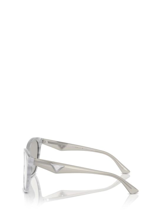 26FW 엠포리오 아르마니 선글라스 EA4222U 611487 SHINY STRIPED GREY - EMPORIO ARMANI