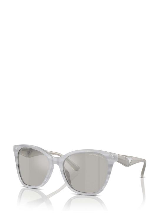 26FW 엠포리오 아르마니 선글라스 EA4222U 611487 SHINY STRIPED GREY - EMPORIO ARMANI