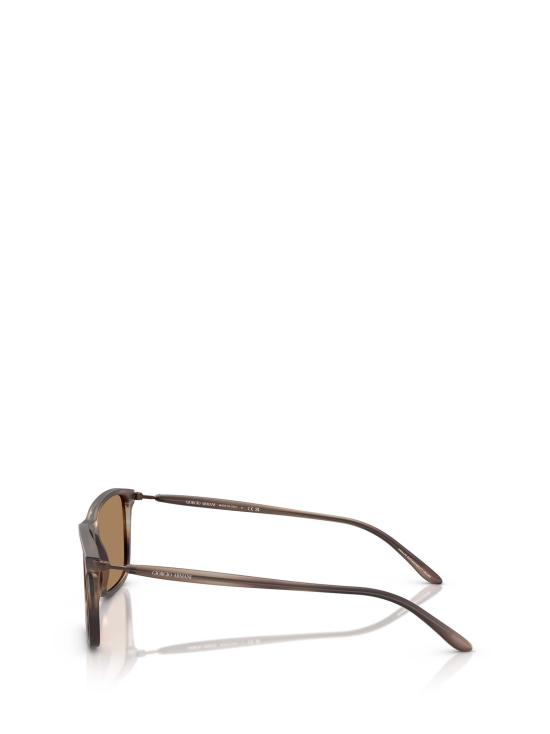 26FW 조르지오 아르마니 선글라스 AR8218 6167M4 MATTE STRIPED BROWN - GIORGIO ARMANI
