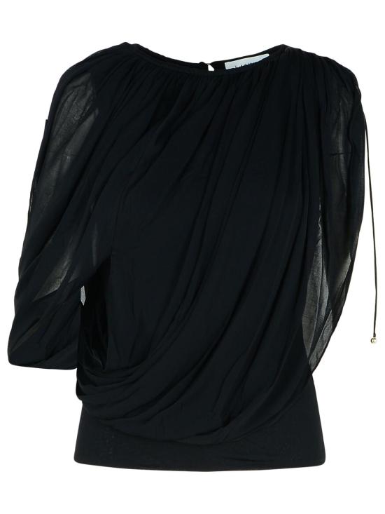 25SS 랑방 민소매 티셔츠 RW TO0046 6033 P2510 Black