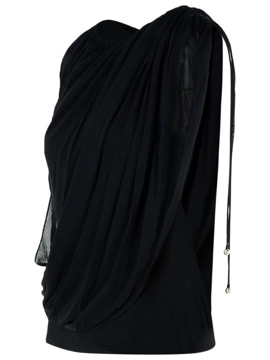 25SS 랑방 민소매 티셔츠 RW TO0046 6033 P2510 Black - LANVIN