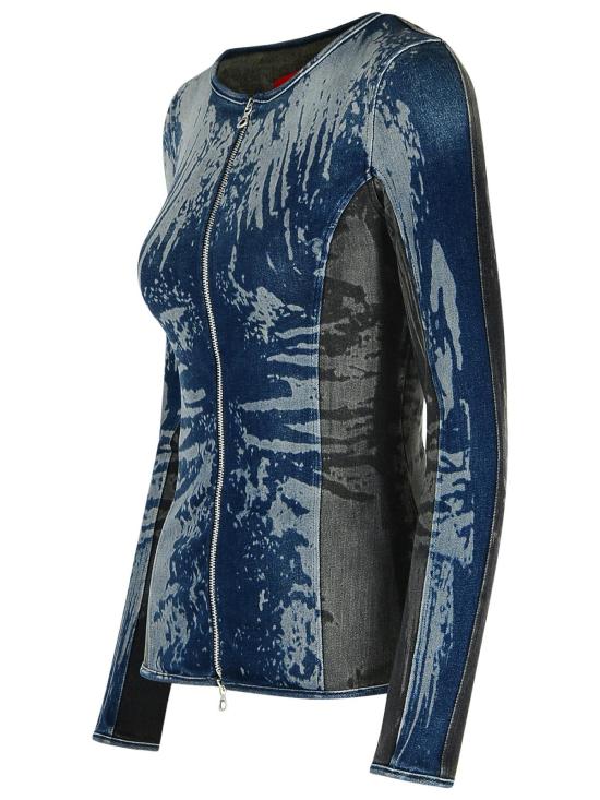 25SS 디젤 긴팔 티셔츠 A17240 0ABDL01 Blue - DIESEL