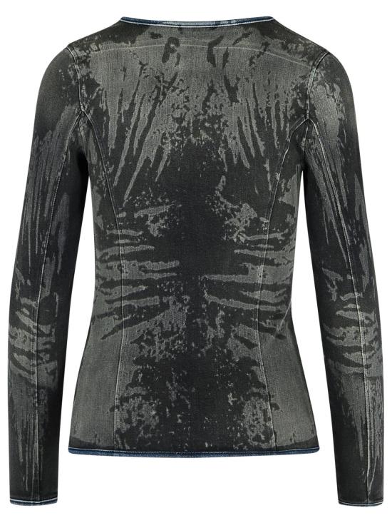 25SS 디젤 긴팔 티셔츠 A17240 0ABDL01 Blue - DIESEL