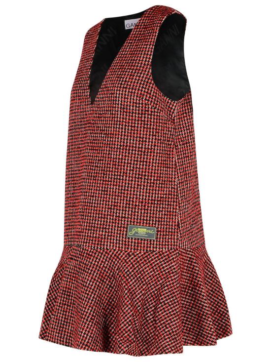 25SS 가니 숏 원피스 W0032474 Red - GANNI